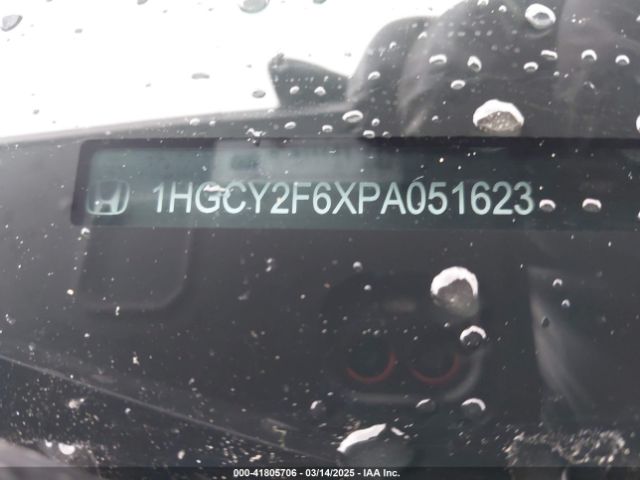 1HGCY2F6XPA051623 Honda Accord Hybrid Ex-l