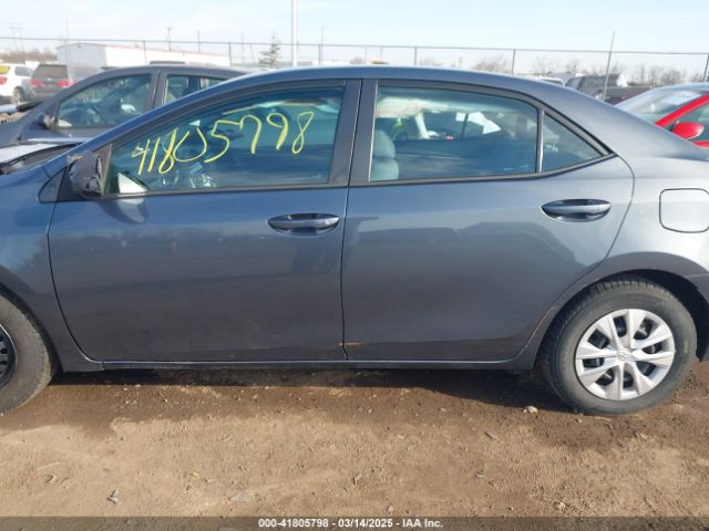 2T1BURHE6EC165582 Toyota COROLLA L