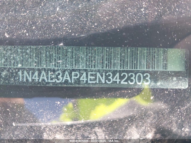1N4AL3AP4EN342303 Nissan Altima 2.5 S