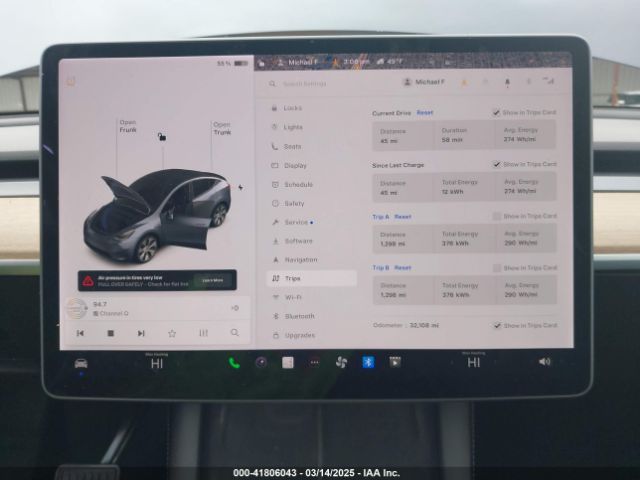 7SAYGDEE8NF317482 Tesla Model Y Long Range Dual Motor All-wheel Drive
