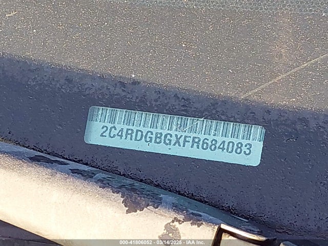 Dodge Grand Caravan Se 2015 2C4RDGBGXFR684083 Image 9