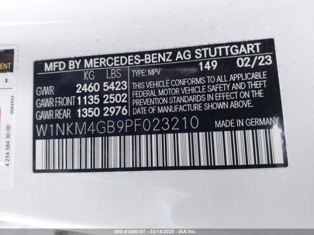 W1NKM4GB9PF023210 Mercedes-Benz Glc 300 Suv