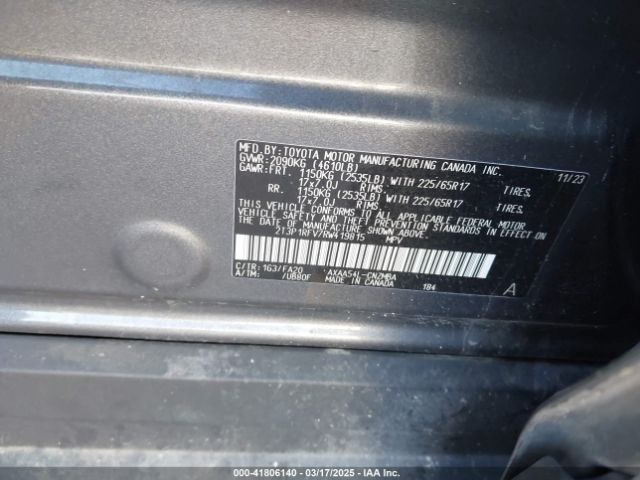 2T3P1RFV7RW419815 Toyota Rav4 Xle