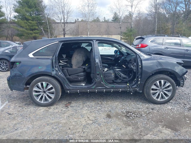 41806246 :رقم المزاد ، 5FRYD4H46FB001393 vin ، 2015 Acura Mdx Technology Package مزاد بيع