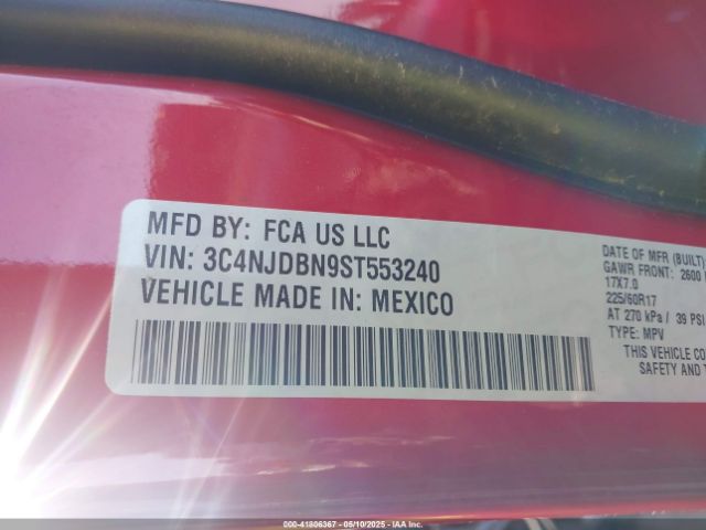 3C4NJDBN9ST553240 Jeep Compass Latitude 4x4