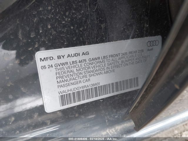 2024 AUDI A3 WAUHUDGY6RA138401 Photo 8