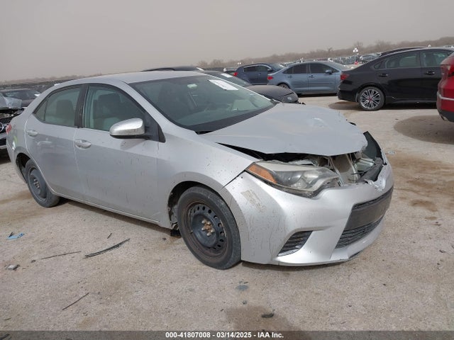 Toyota COROLLA LE 2016 2T1BURHE0GC557864 Image 1