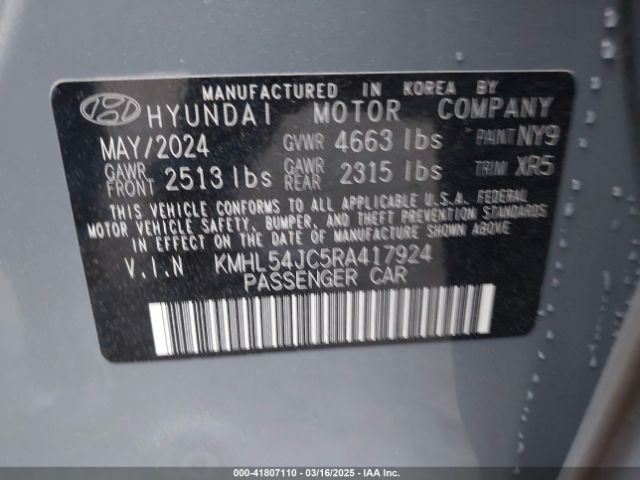 KMHL54JC5RA417924 Hyundai Sonata N Line