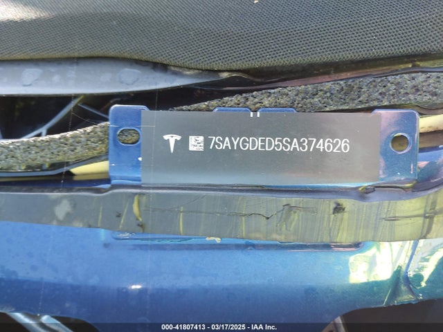 2025 TESLA MODEL Y 7SAYGDED5SA374626 Photo 8