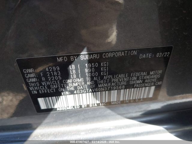 4S3GTAV60N3719568 Subaru Impreza Premium 5-door