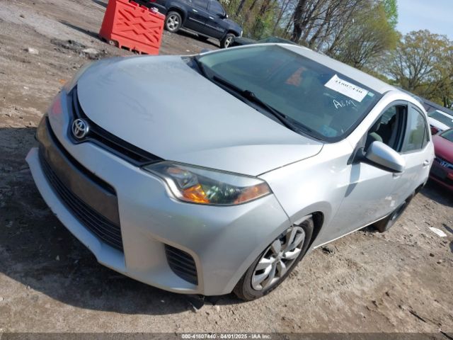 2T1BURHEXGC586644 Toyota COROLLA LE