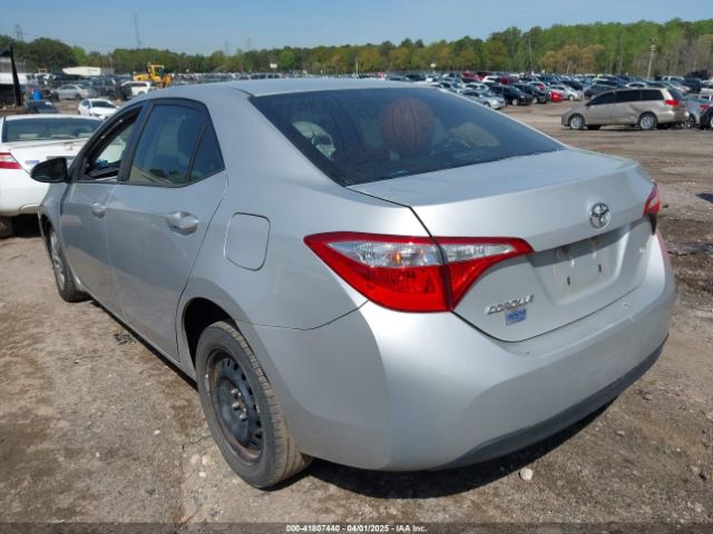 2T1BURHEXGC586644 Toyota COROLLA LE