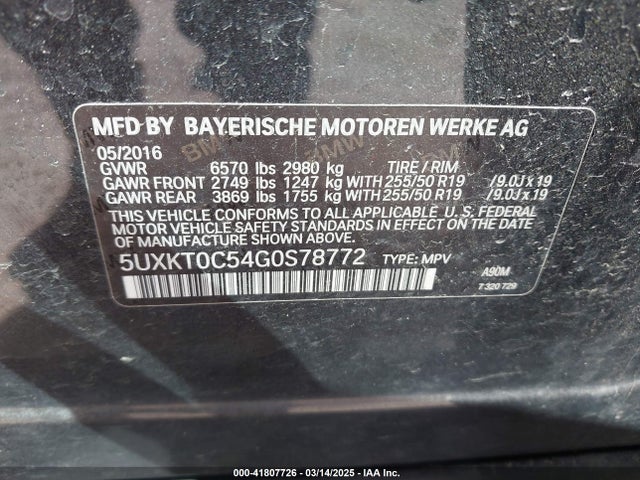 BMW X5 Edrive Xdrive40e 2016 5UXKT0C54G0S78772 Image 9