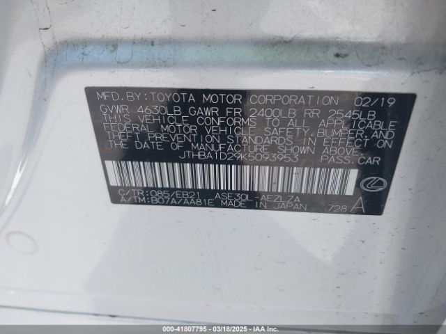 JTHBA1D29K5093953 Lexus IS 300