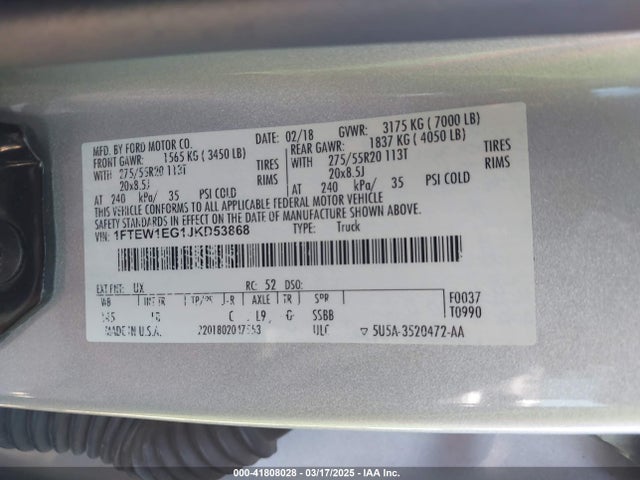 Ford F-150 Xlt 2018 1FTEW1EG1JKD53868 Image 9