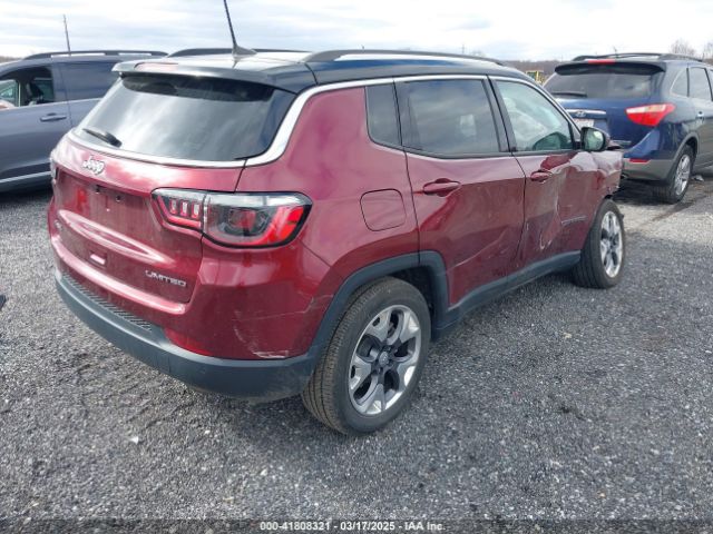 3C4NJDCB3MT601337 Jeep Compass Limited 4x4