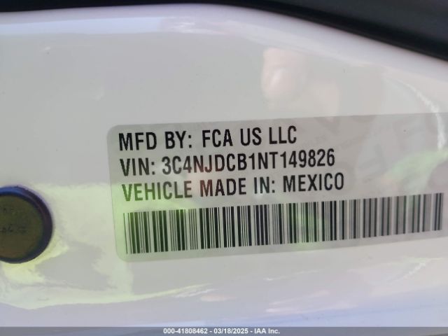 3C4NJDCB1NT149826 Jeep Compass Limited 4x4