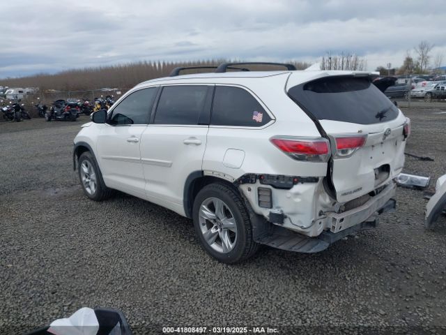 5TDDKRFH3GS318134 Toyota Highlander Limited Platinum V6