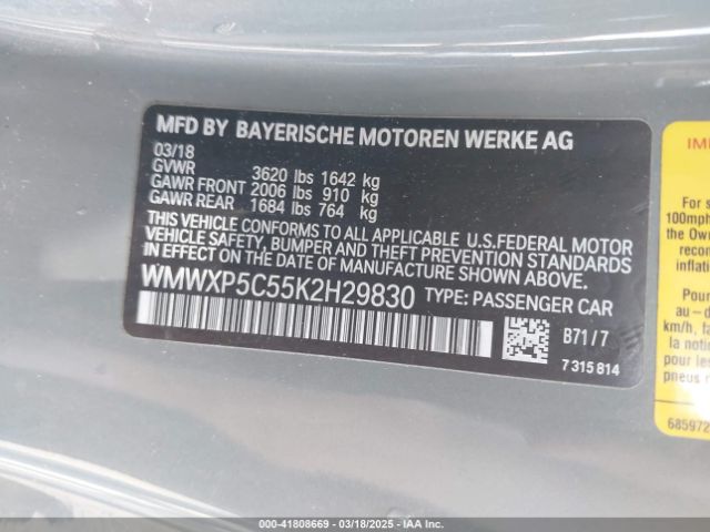 2019 MINI HARDTOP WMWXP5C55K2H29830 Photo 8