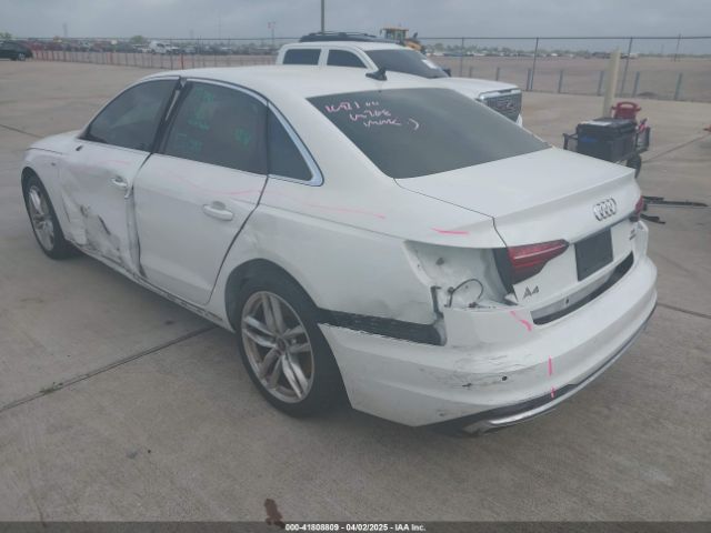 2021 AUDI A4 WAUDAAF46MN009872 Photo 2