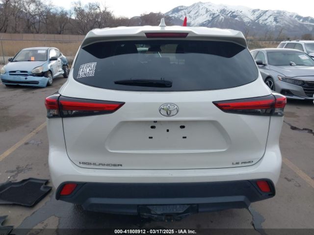 5TDBZRBH9MS110697 Toyota Highlander Le