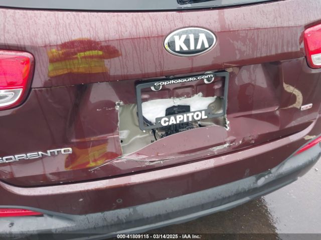 5XYPG4A34JG347093 KIA Sorento 2.4l Lx