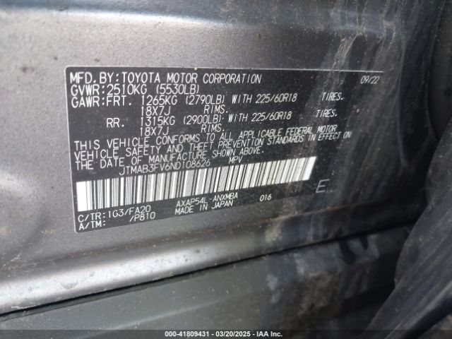 2022 TOYOTA RAV4 PRIME JTMAB3FV6ND108626 Photo 8