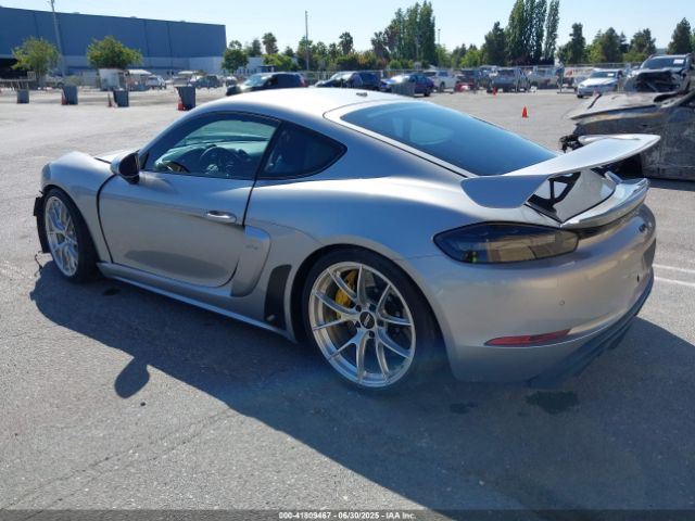 2022 PORSCHE 718 CAYMAN WP0AC2A82NS275201 Photo 2