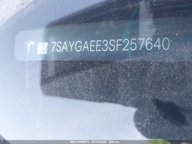 2025 TESLA MODEL Y 7SAYGAEE3SF257640 Photo 8