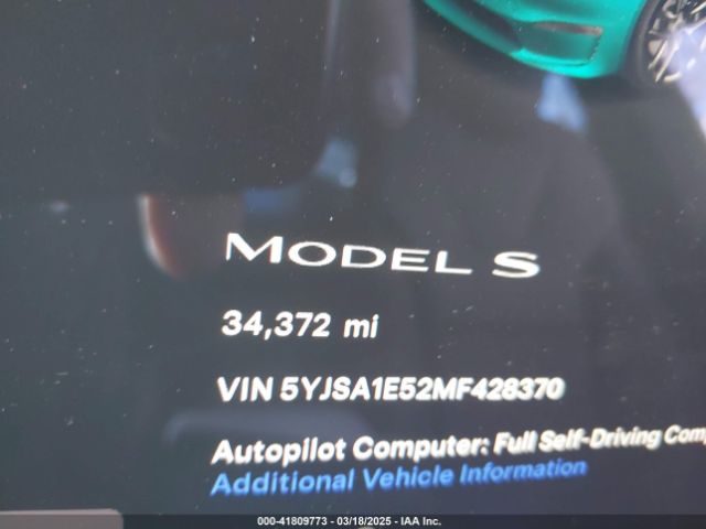 5YJSA1E52MF428370 Tesla Model S Long Range Dual Motor All-wheel Drive