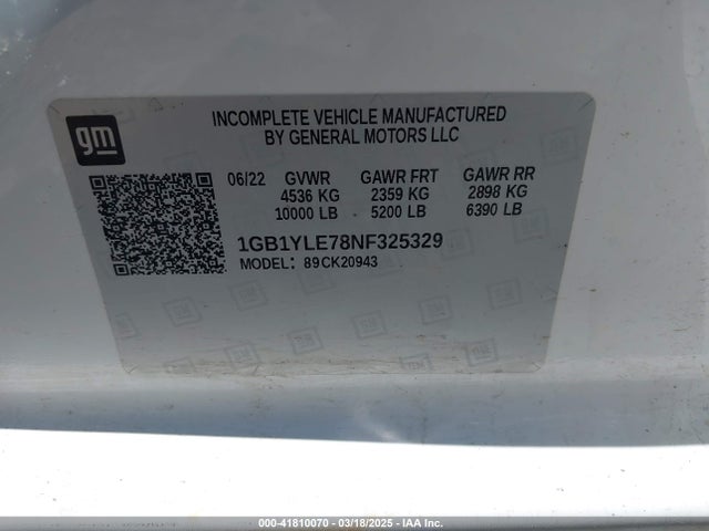 Chevrolet Silverado 2500hd 4wd  Long Bed Wt 2022 1GB1YLE78NF325329 Image 9