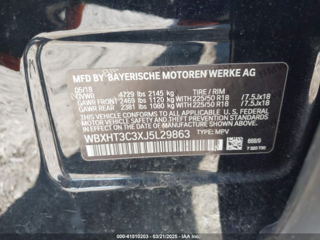 WBXHT3C3XJ5L29863 BMW X1 Xdrive28i