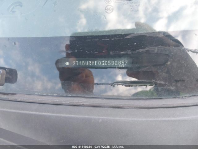 2T1BURHE0GC530857 Toyota Corolla S W/special Edition Pkg