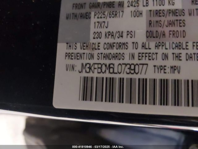 JM3KFBCM6L0739077 Mazda Cx-5 Touring