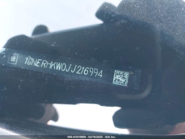 1GNERHKW0JJ216994 Chevrolet Traverse 3lt