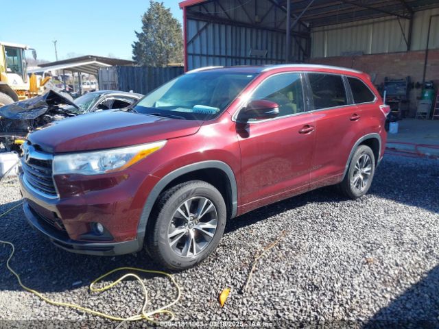 5TDKKRFH5GS158054 Toyota Highlander Xle V6