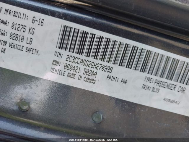 2C3CCAGG2GH270399 Chrysler 300 300s