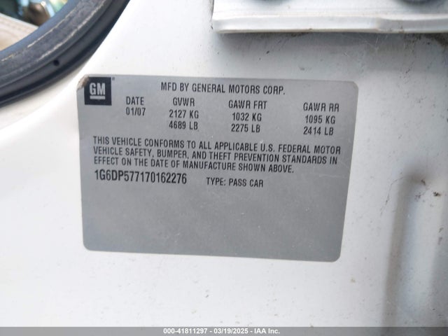 2007 CADILLAC CTS 1G6DP577170162276 Photo 8