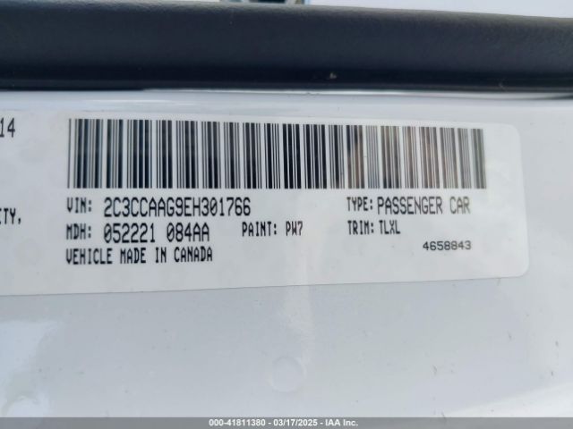 2C3CCAAG9EH301766 Chrysler 300