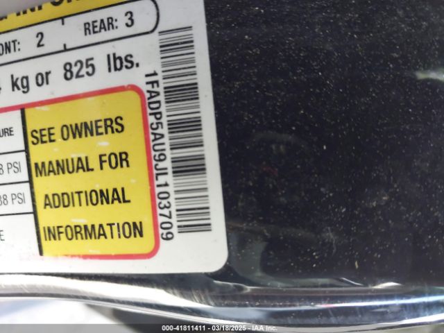 1FADP5AU9JL103709 Ford C-max Hybrid Se