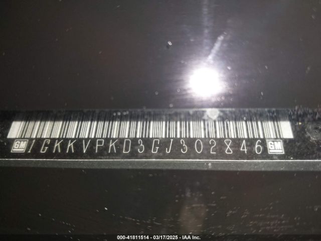 1GKKVPKD3GJ302846 GMC Acadia Sle-2