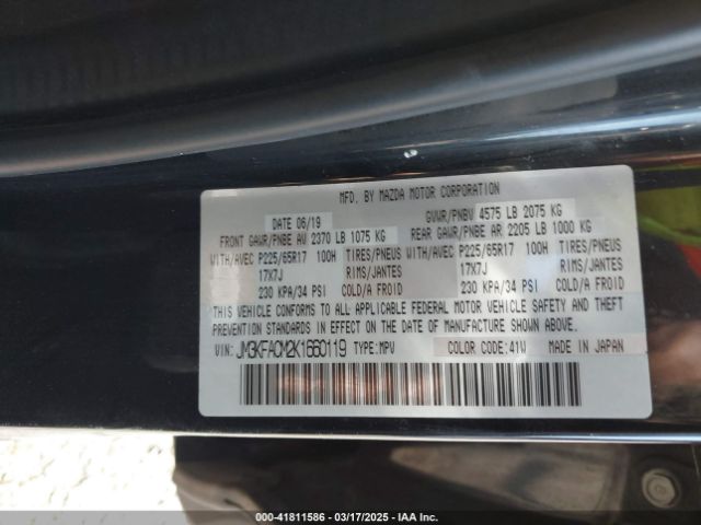 2019 MAZDA CX-5 JM3KFACM2K1660119 Photo 8