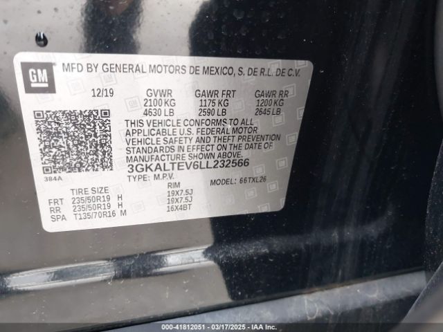 2020 GMC TERRAIN 3GKALTEV6LL232566 Photo 8
