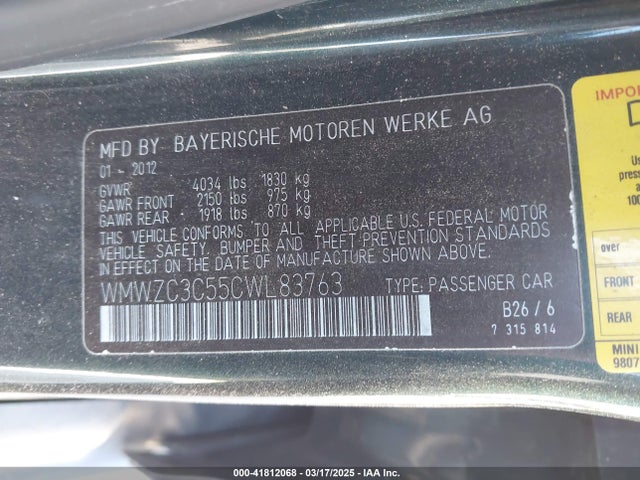 2012 MINI COOPER S COUNTRYMAN WMWZC3C55CWL83763 Photo 8