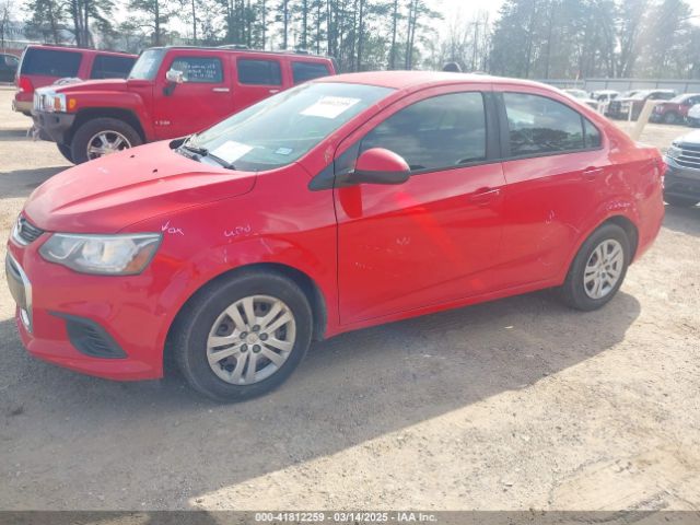 1G1JB5SH0H4167955 Chevrolet Sonic Ls Auto