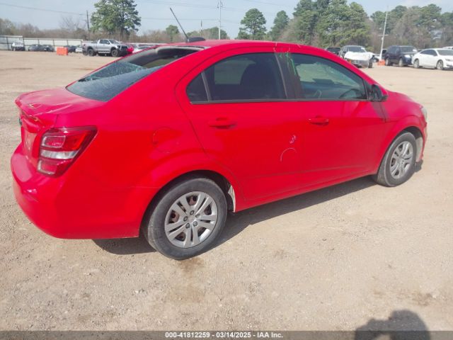 1G1JB5SH0H4167955 Chevrolet Sonic Ls Auto