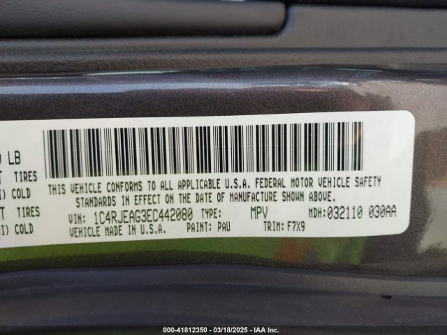1C4RJEAG3EC442080 Jeep Grand Cherokee Laredo