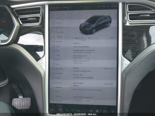5YJXCBE22GF021391 Tesla Model X 60d/70d/75d/90d/p100d