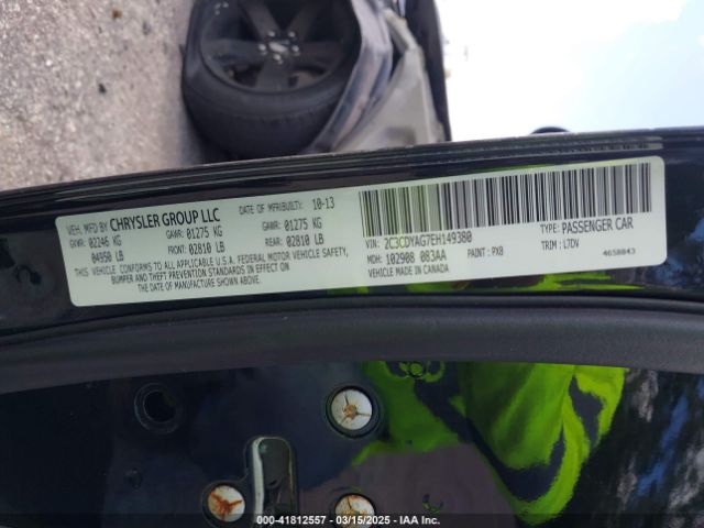 2C3CDYAG7EH149380 Dodge Challenger Sxt