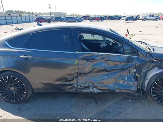 3FA6P0LU9KR189728 Ford Fusion Hybrid Se